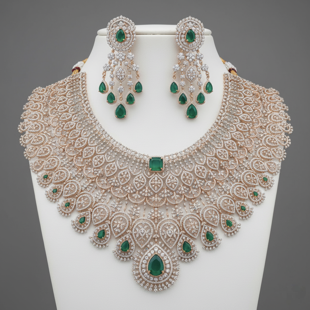 Emerald Royal Bridal Grace Set