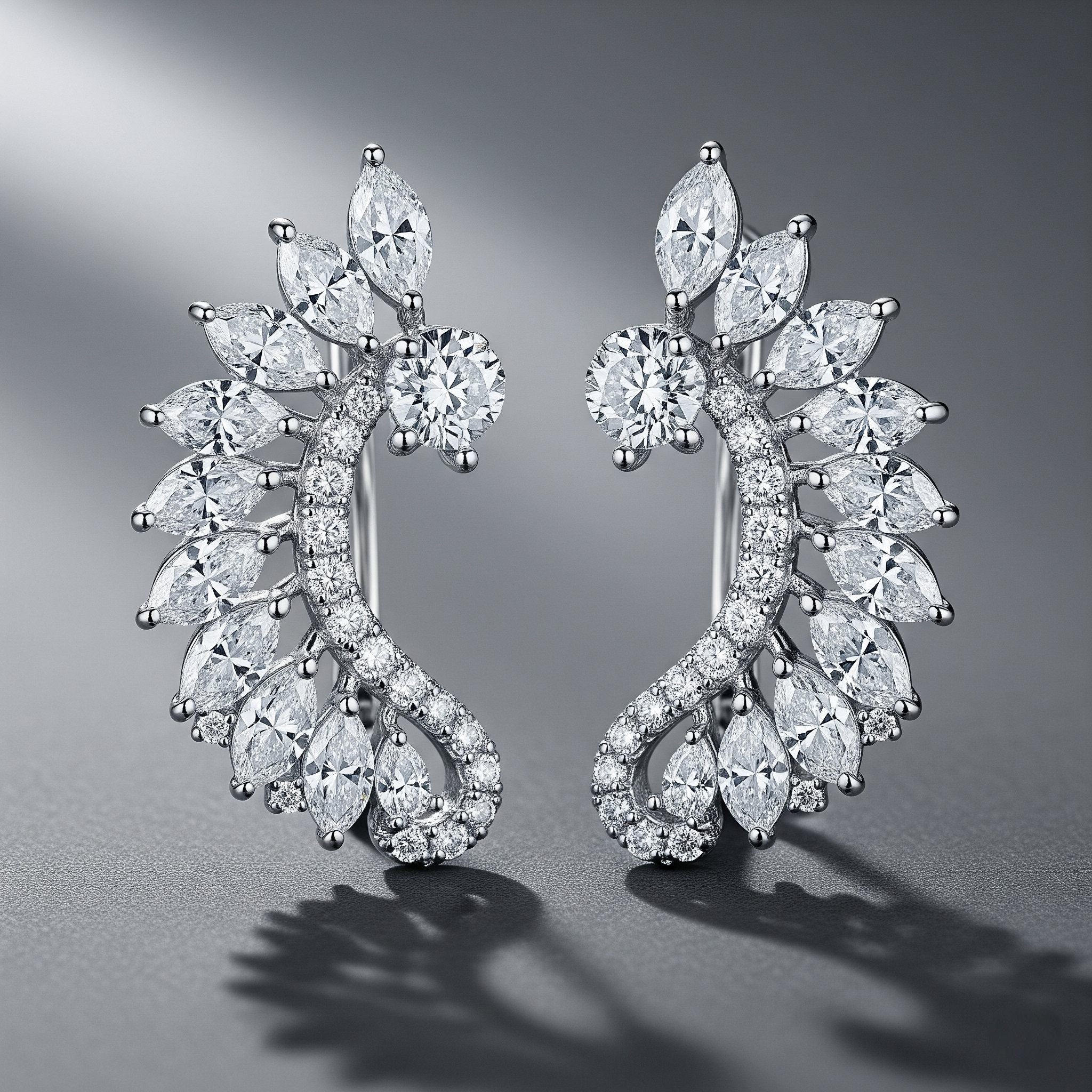 Sapphire Halo Earrings