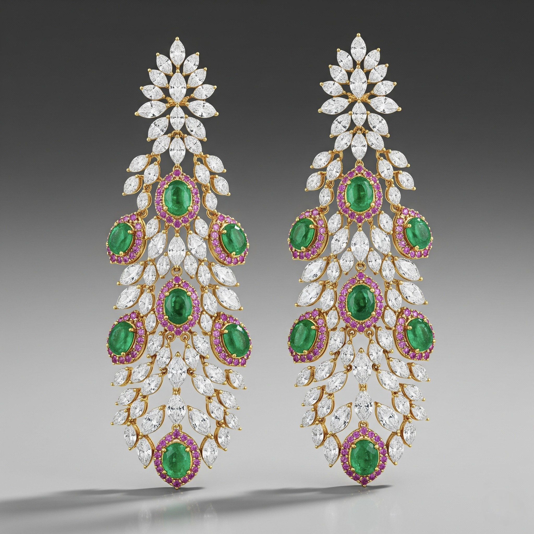 Emerald Cut Earrings