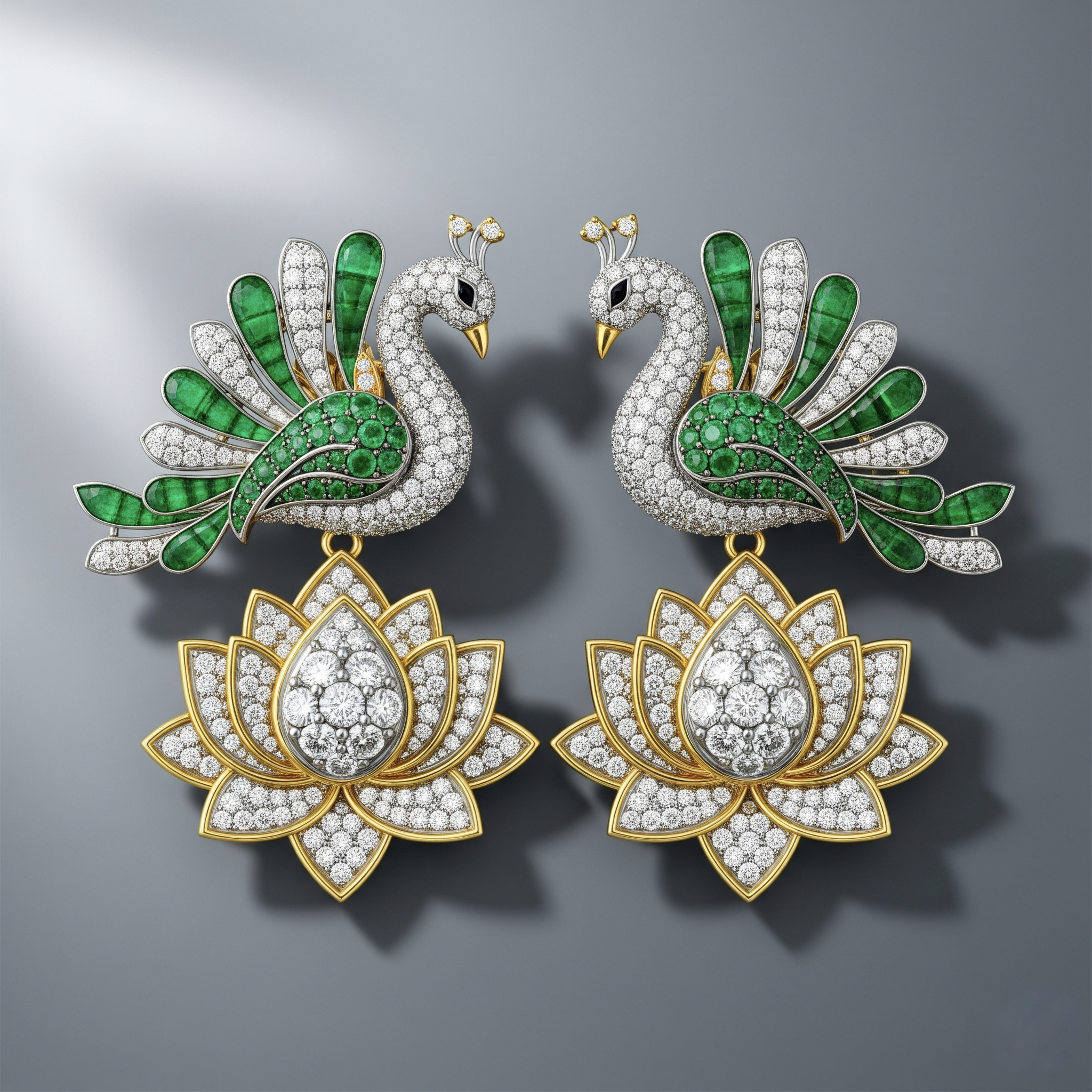 The Mayur Padma Earrings